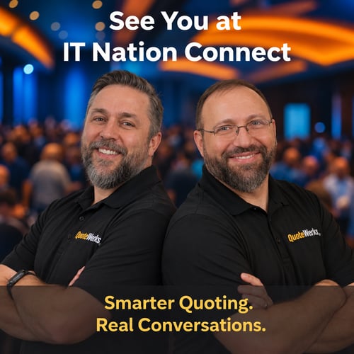 Back-to-Back at IT Nation Connect-QuoteWerks