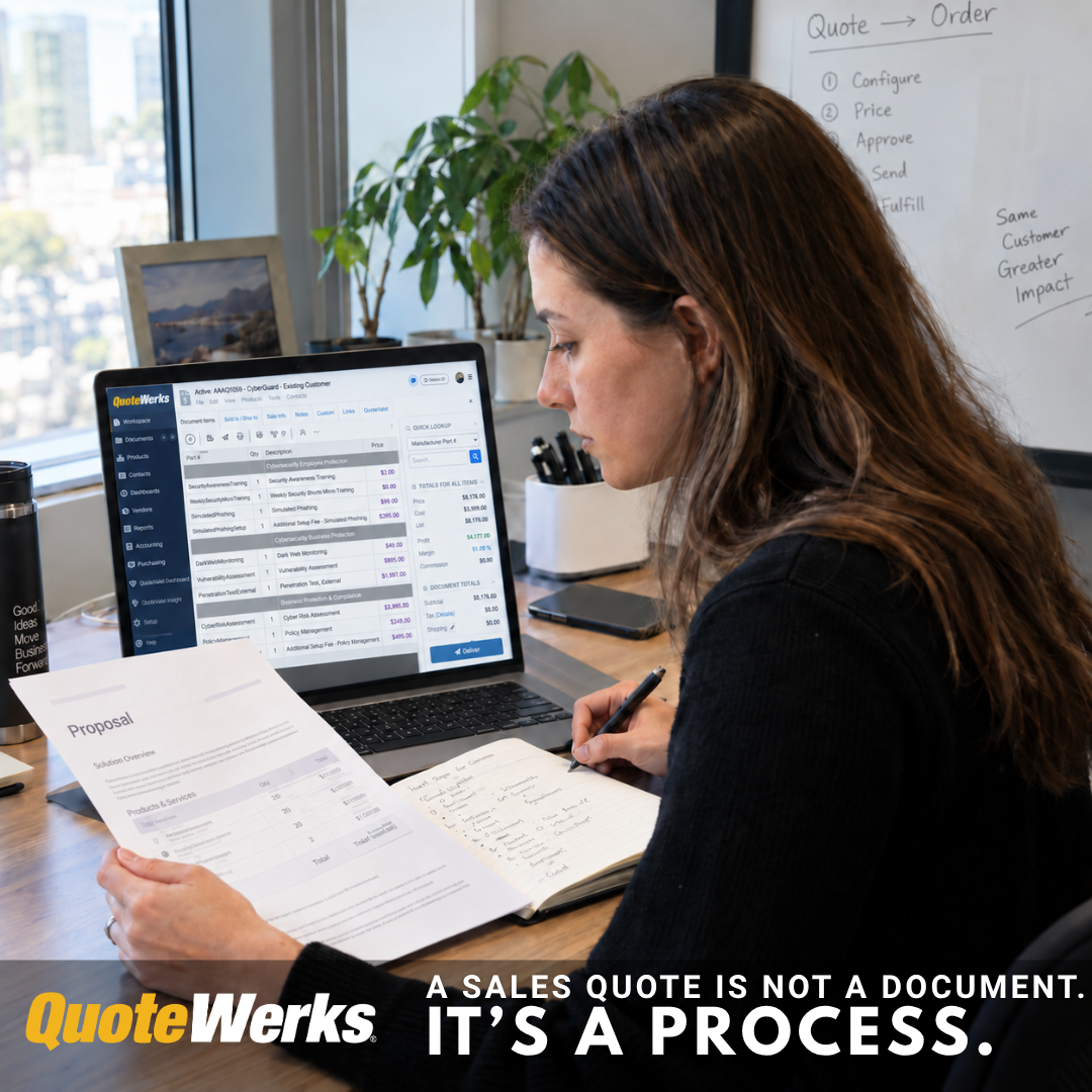A Sales Quote Is Not a Document. It’s a Process.
