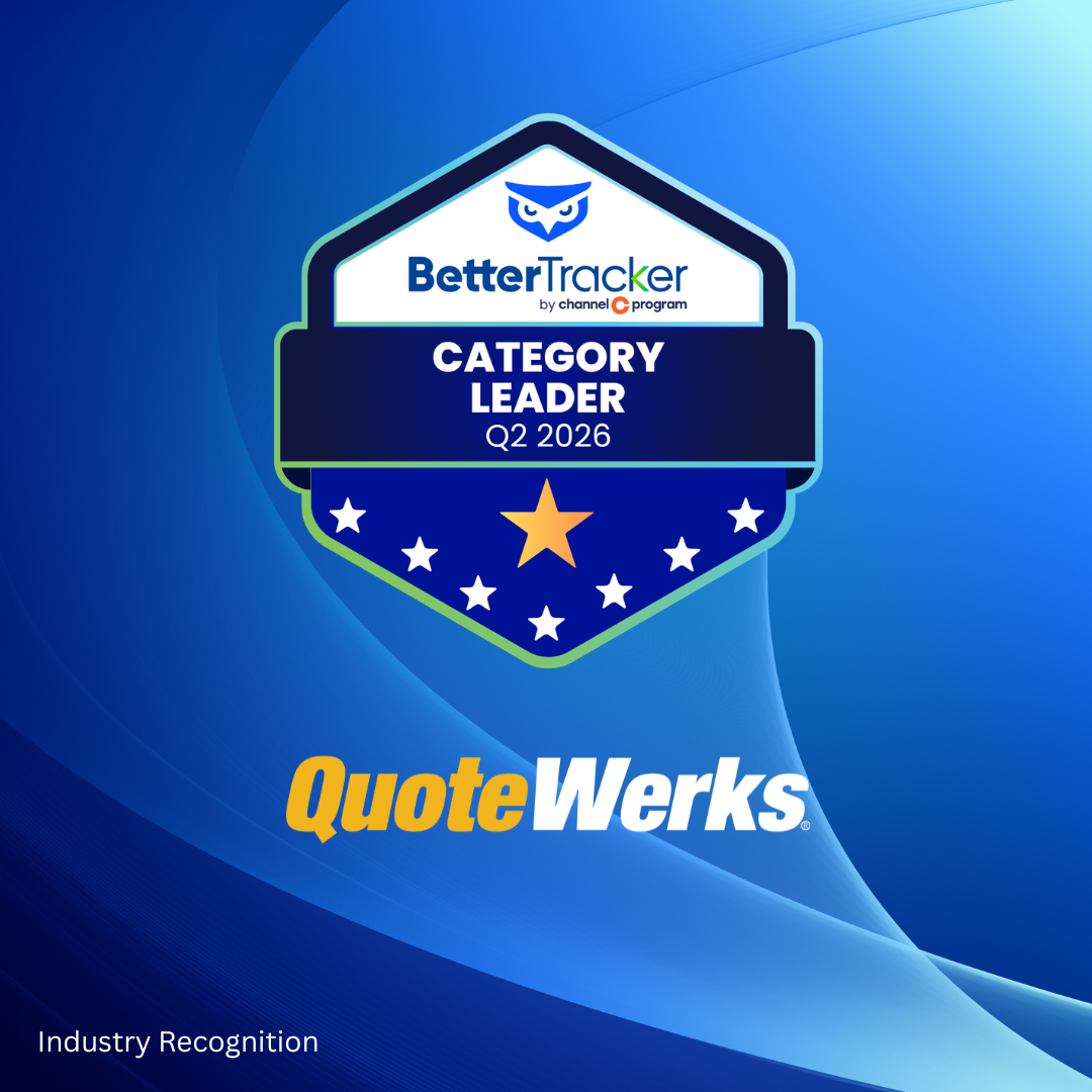 QuoteWerks CPQ Recognized as a BetterTracker Finance Category Leader for Q2 2026
