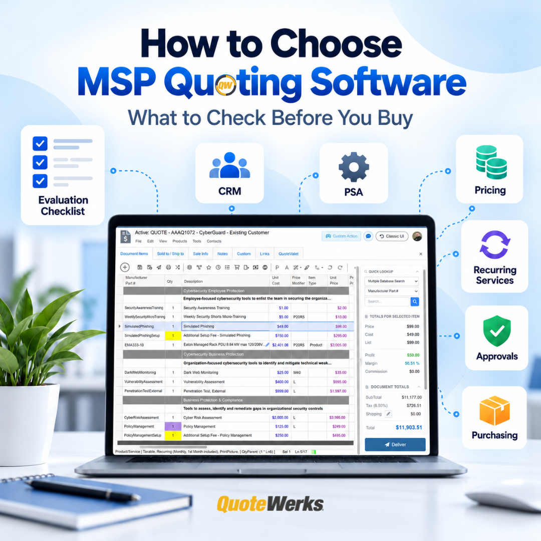 How to Choose MSP Quoting Software: 9 Things to Check Before You Buy