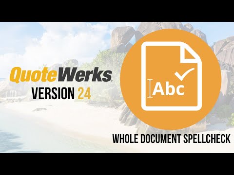 Whole Document Spellcheck