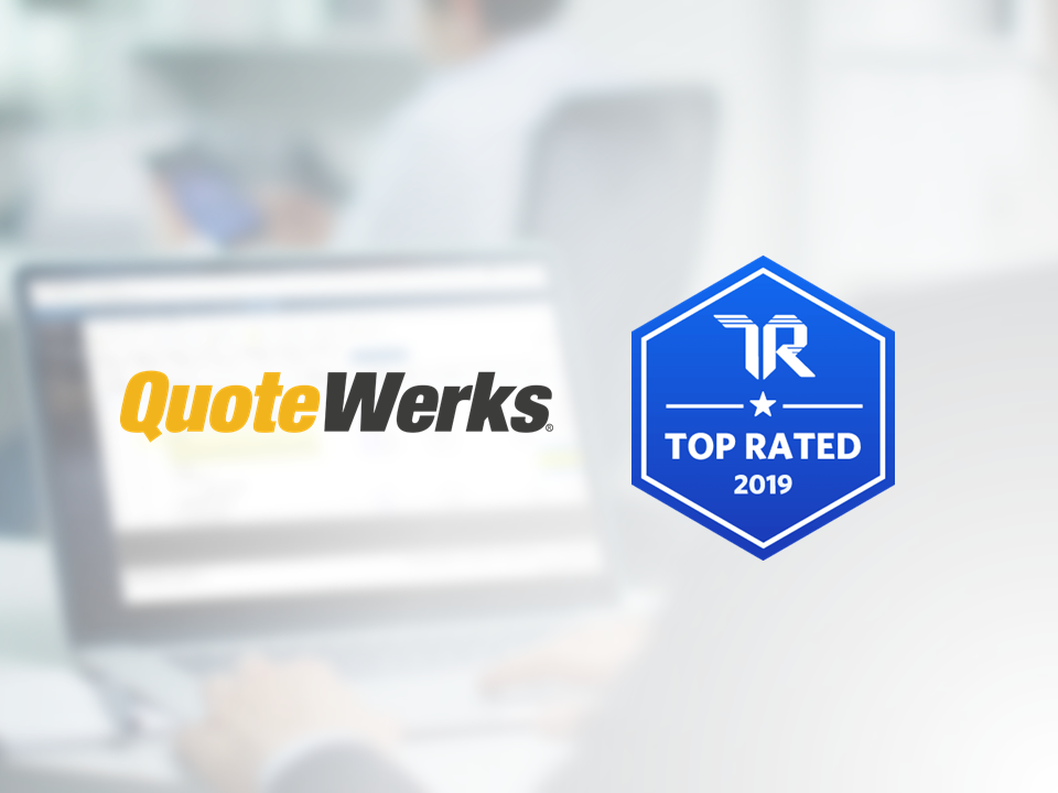 QuoteWerks Wins Top Rated Award for Proposal Software