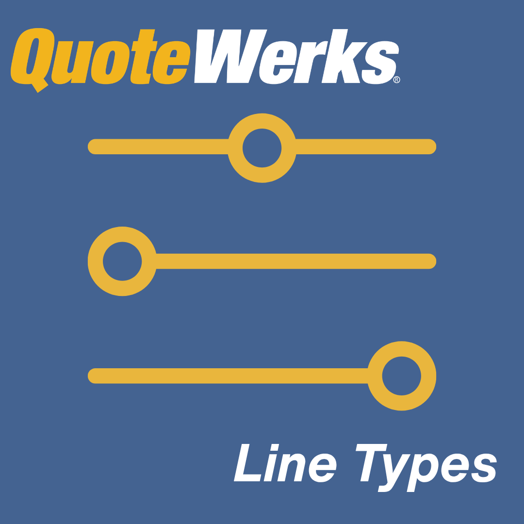 Tips & Tricks September 2026: QuoteWerks Line Types