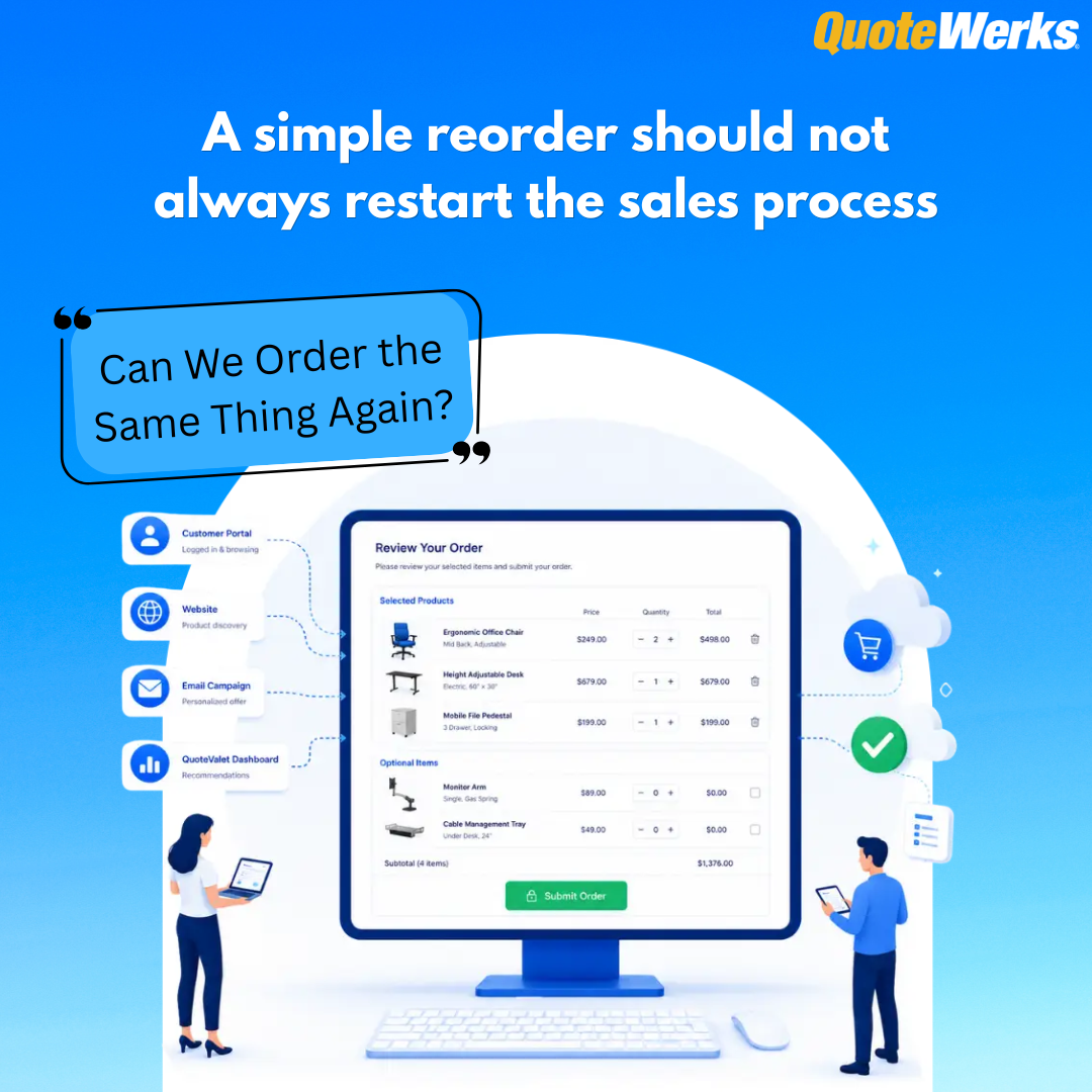 When a Customer Says, “Can We Order the Same Thing Again?”
